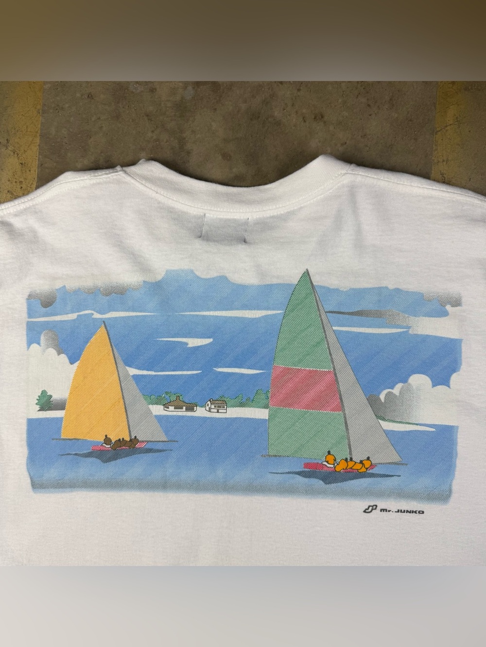 Vintage Mr. Junko T-Shirt Large Japanese Brand 1980s 1990s Issey Miyake Style